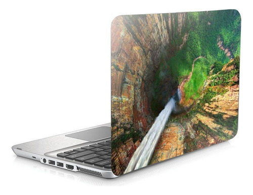 Skin Adesivo Protetor Notebook 14 Wide Cachoeira Lago Rio D2