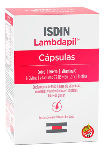 Isdin Lambdapil Suplemento Dietario 60 Caps