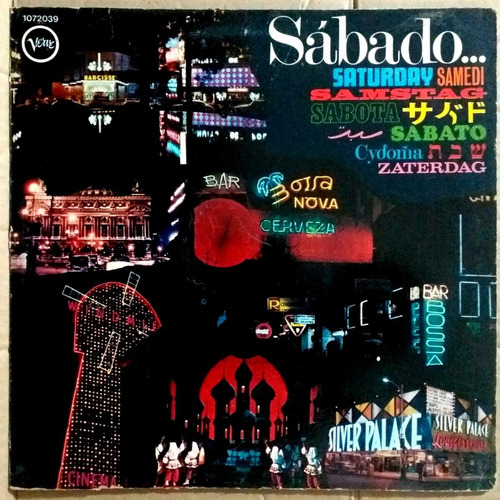 Varios Jazz - Sabado - Lp 1968 - Schifrin Willie Bobo Wes