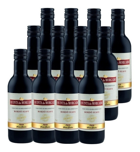 Pack 15 Un Mini Vinho Quinta Do Suave 245ml  Morgado