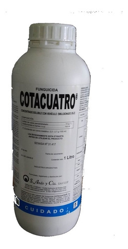 Fungicida Cotacuatro S, Ando Y Cia Botella X 1 Litro
