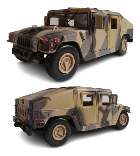 Hummer Humvee Militar A Escala Motormax 1/24