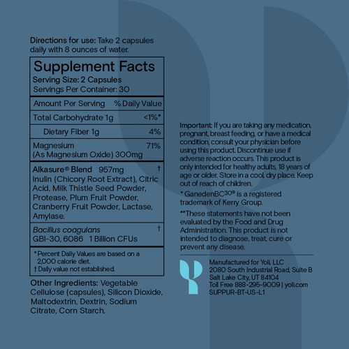 Yoli® Pure Probióticos 1 Billón Ufc Salud Intestinal