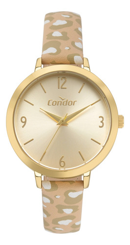Relógio Feminino Dourado Copc21jgx/3d Condor