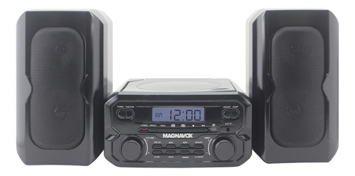 Magnavox Mm435m-bk Sistema Compacto Estante Cd 3 Pieza Radio