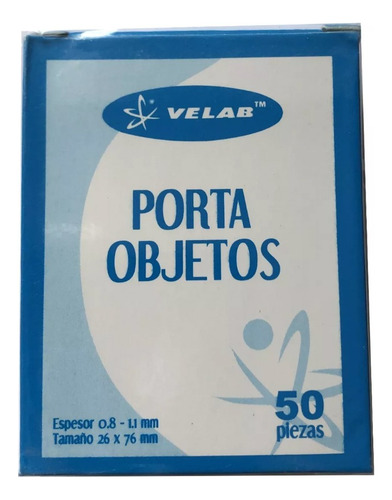 20 Portaobjetos + 20 Cubreobjetos Microscopio Laboratorio