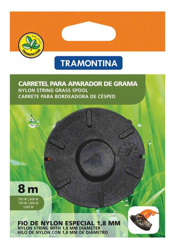 Carretel Fio De Nylon 1,8mm C/ 8 Metros Tramontina 78799463