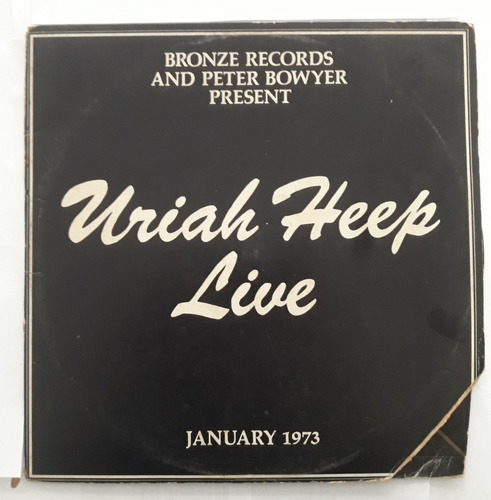 2x Lp Vinil (vg+) Uriah Heep  Uriah Heep Live Ed Br 1975