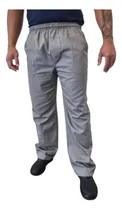 Comprar Calça Brim Pesado Cinza Elástico Total Uniforme Profissional