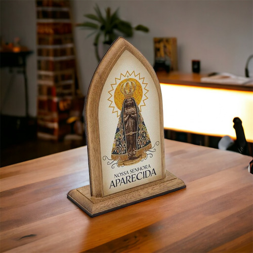 Capela Capelinha Nossa Senhora Aparecida De Mesa 14 Cm
