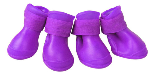 Botas De Silicona Para Perros Impermeables Antideslizantes