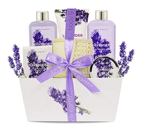 Set Regalo De Spa De Baño, Cuerpo Y Tierra, Cesta De Regalo