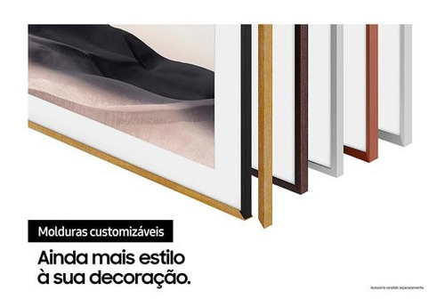 Imagem 4 de 9 de Smart Tv Samsung Qled 4k 55 Molduras Costumizáveis 55ls03aa