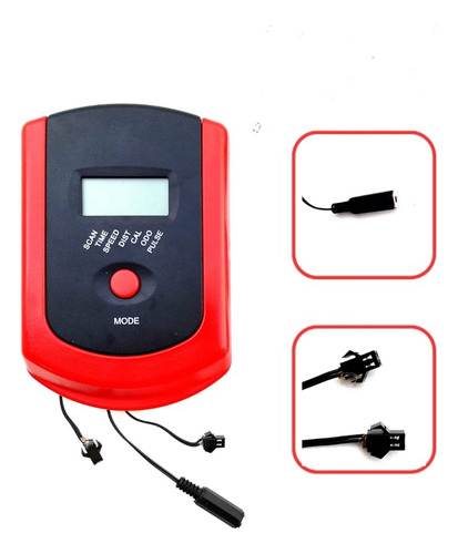 Painel Para Bicicleta Ergométrica Spinning X 4 Vermelho