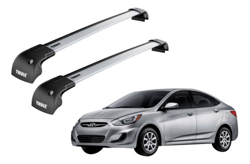 Barras Thule Hyundai I25 12-17 Pf / Wingbar Edge