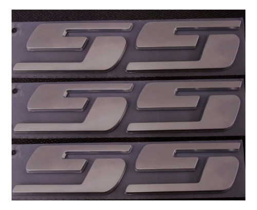 Set (3) Emblema Ss Chevrolet Silverado Cheyenne Super Sport