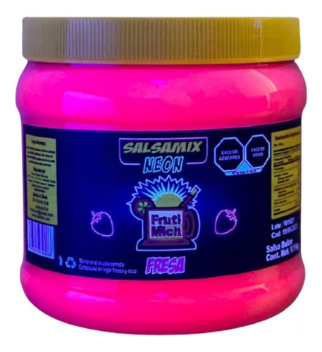 Pulpa Para Escarchar Fresa Neon 1.1 Kg