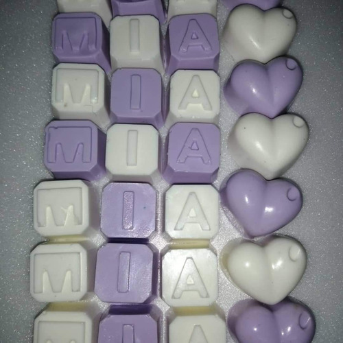 Jaboncitos Letras Souvenirs 10 Pack De 4 Letras O Corazones