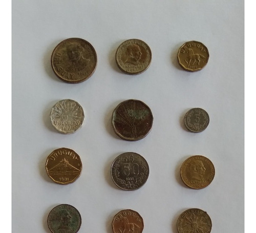 Monedas Uruguayas Antiguas