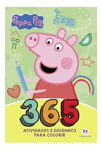 Livro Com 365 Atividades Divertidas Da Peppa Pig