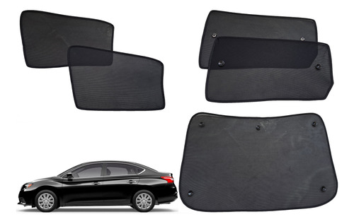 Parasol Cortinas Sentra Mod. 2013 A La 2019 Kit 3 (yy10)