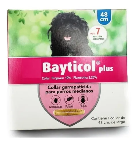 comprar Collar Bayticol Bayer 48 Cms Antipulgas Y Garrapatas Pethome