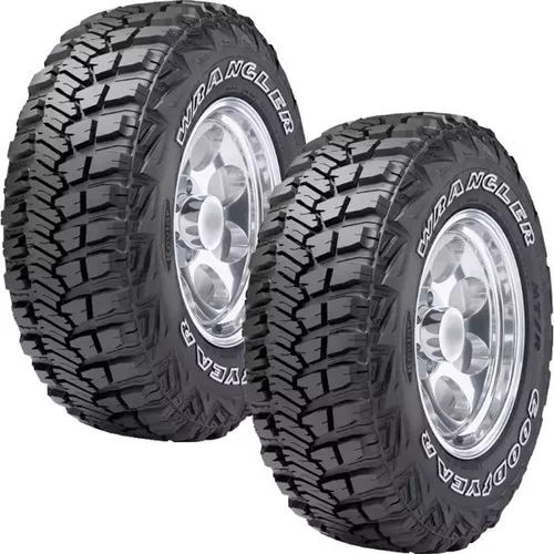 Paquete De 2 Llantas 305/70 R17 Goodyear Wrangler Mt/r Kevla