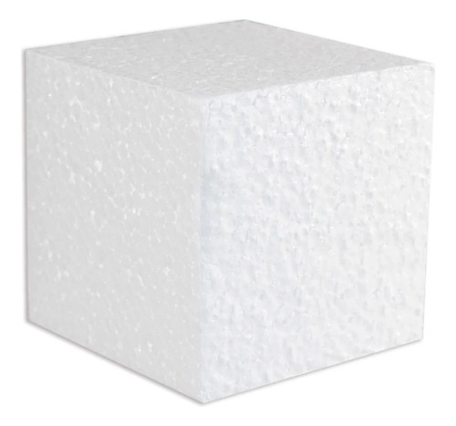 Cubo De Unicel 10cm X10cm 10pz