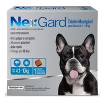 Comprar Pastilla Antipulgas Y Garrapatas Nexgard Perros 4 A 10 Kg
