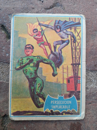 Figurita Batman Tarjeta Año 1966 N.73