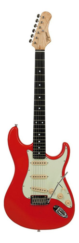 Guitarra elétrica Tagima Signature Series EA PRO 3 de  mogno fiesta red com diapasão de madeira técnica