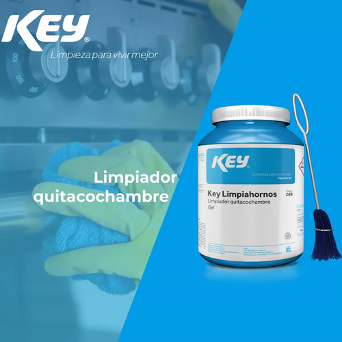 KEY Limpiahornos Limpiador Quitacochambre En Gel
