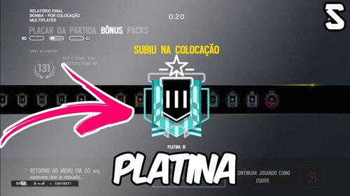 Boost Subir De Rank/elo Rainbow Six Pc