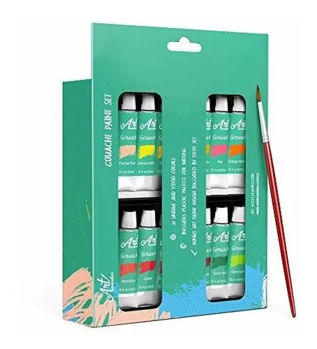 Pintura De Tela Juego De Pintura Gouache - Kit De 32 Colores