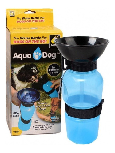 Bebedero Fuente De Agua Portable Hidratacion Para Mascotas Color Al Azar