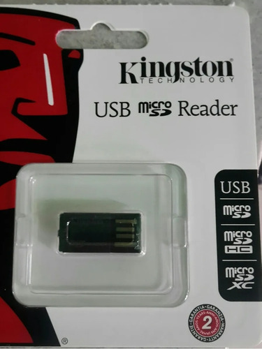 Adaptador De Lector De Memoria Kinsgton De Micro Sd A Usb