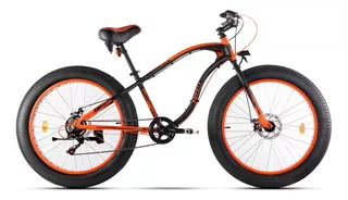 Bicicleta Fat Bike Aurora Con 7 Velocidades Rodado 26 Ramos