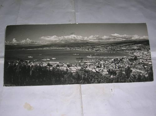 Antigua Foto Leonar Costa Puerto Paisaje Valparaiso Chile