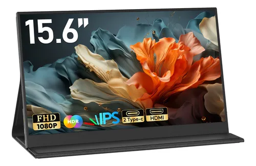 Monitor Portátil 15.6''com Usb C Dupla/hdmi Fhd 1080p 60hz