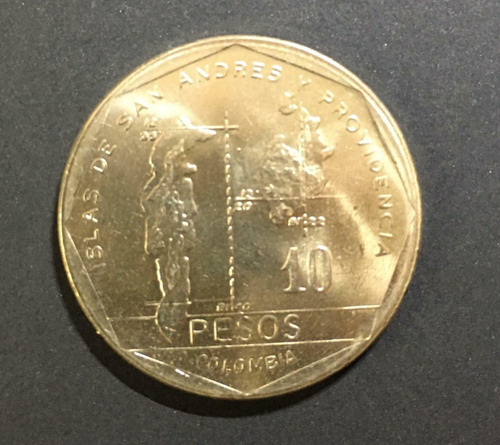 Moneda 10 Pesos Colombianos De 1981