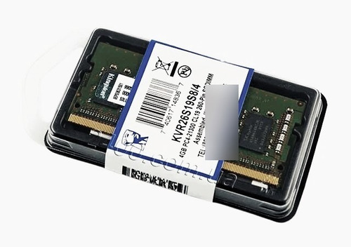 Ddr4 4gb Kingston Kvr26s19s8/4 Sodimm Notebook