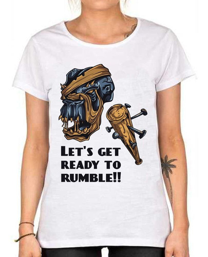 Remera De Mujer Lets Get Ready To Rumble