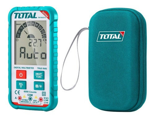 Multimetro Tester Digital Total Tmt460013 + Estuche 