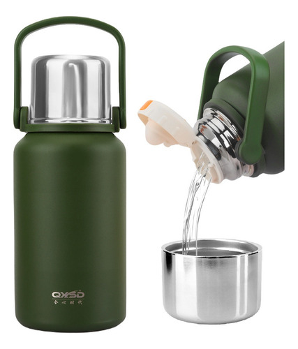 Botella Termo Portátil De Acero Inoxidable De 1000 Ml