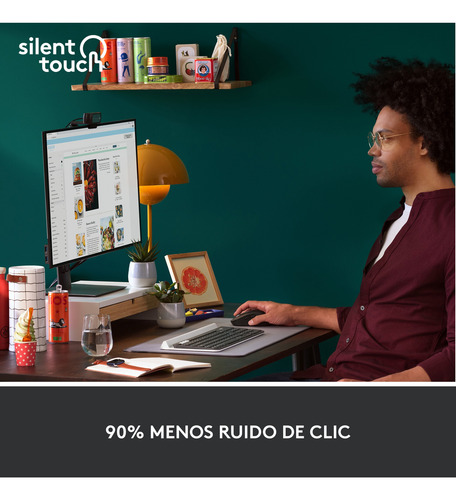 Mouse Inalambrico Logitech Signature M650 Medium Grafito