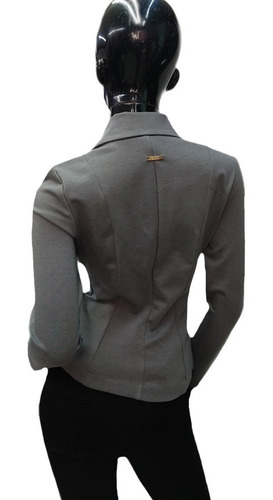 Imagen 4 de 5 de Saco Blazer Cuello Solapa Mujer Juvenil