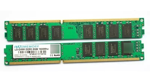 Memoria Ram Ddr3 8gb 1600mhz Dual Channel Verde Pc 