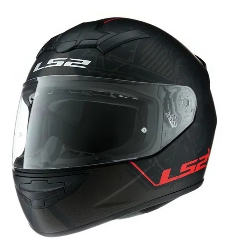 CASCO INTEGRAL LS2 FF805 THUNDER RACING1 AMARILLO MATTE