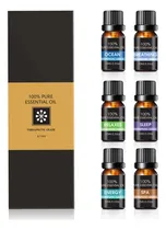 Comprar Kit De 6 Aceites Esenciales Para Difusor Aromaterapia 10 Ml Spa 100% Natural Hacer Velas Aromaticas y Jabón (Océano, Spa, Sueño, Energía, Relajación, Respiración, 6 x 10 ML)