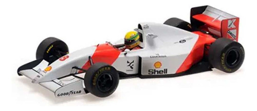 F1 Ayrton Senna Mclaren Ford Mp4/8 Gp Austrália 1993 1/18 Cor Branca